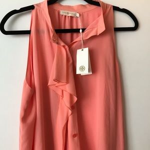 Tory Burch silk sleeveless shirt